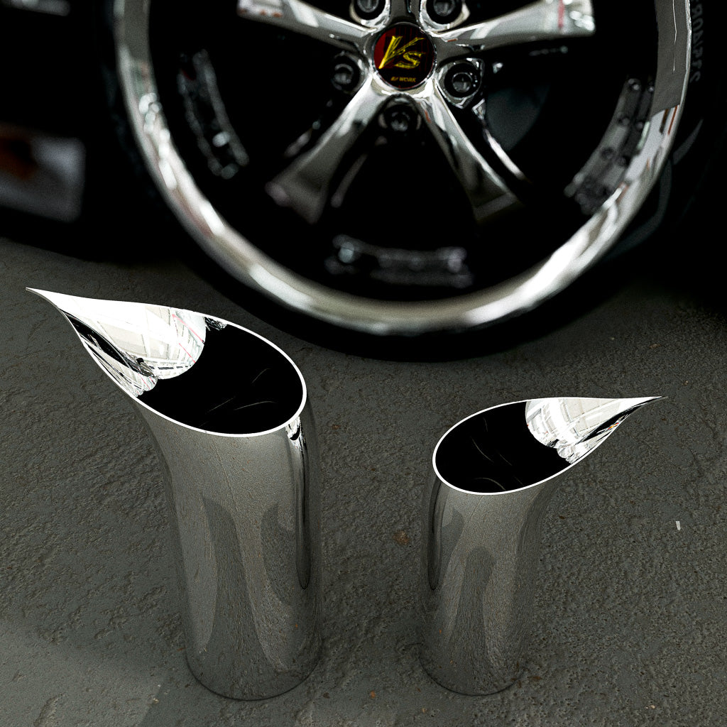 Tear drop Exhaust Stainless Steel Teardrop Exhaust Tip