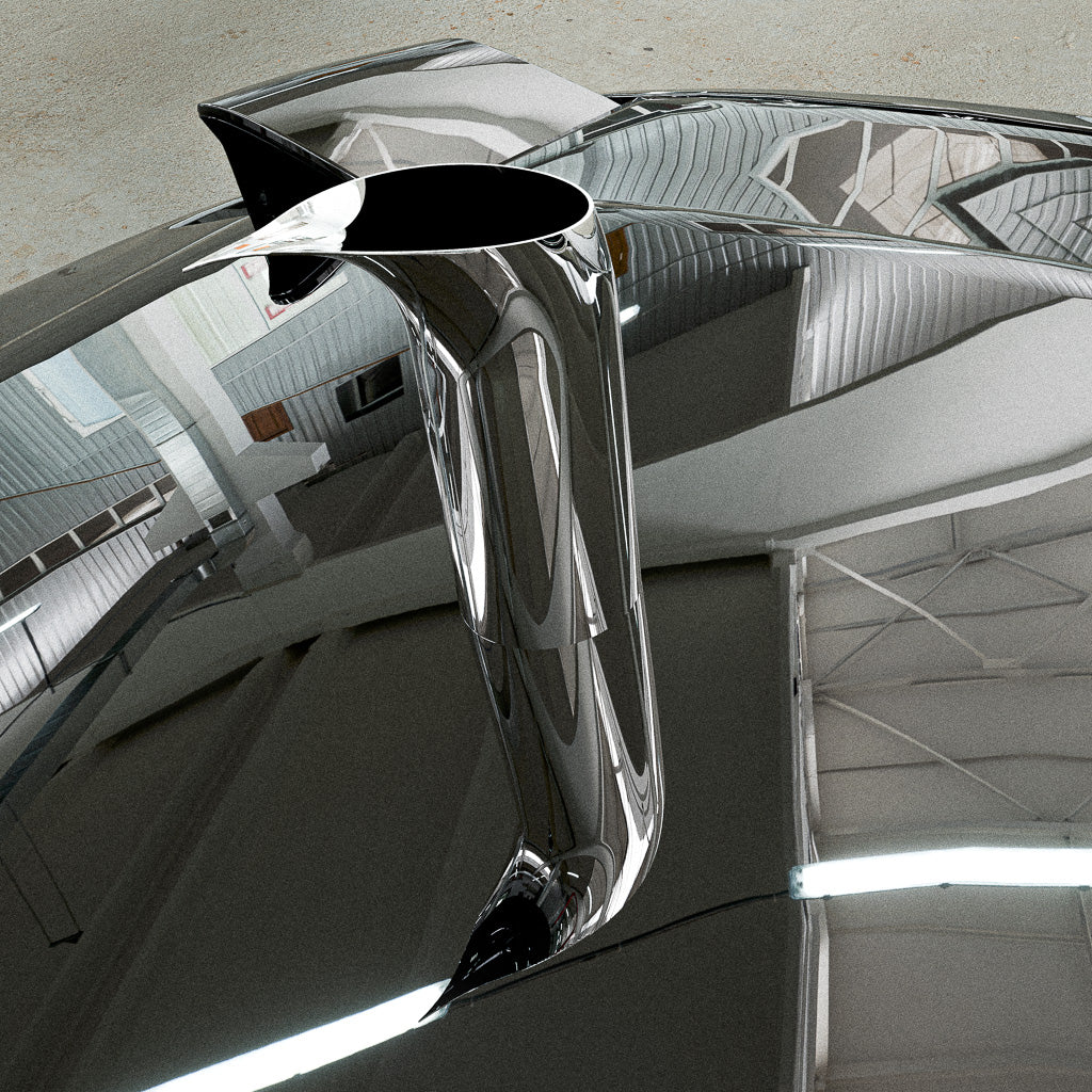 Tear drop Exhaust Stainless Steel Teardrop Exhaust Tip