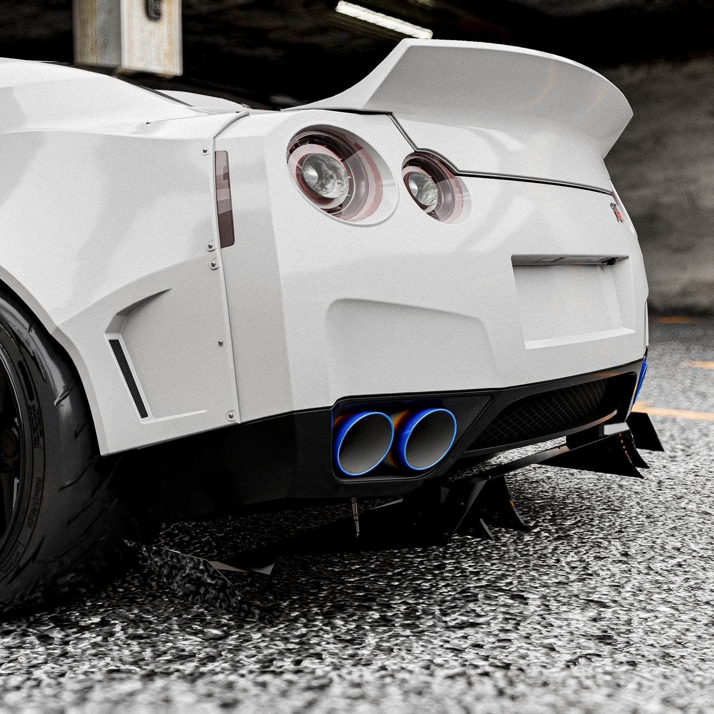 Universal Car Diffuser - 60Inches - 10-Layer UNBREAKABLE Fiberglass - Fits Most Vehicles - Includes Screws & Easy Installation Guide - Diamond-Cut Premium Design